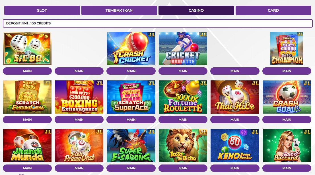 Live Casino at MrATM88